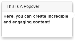 Popovers by Twitter Bootstrap