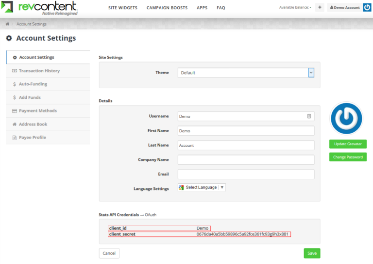 Email setting перевод. Account settings. Settings account html.